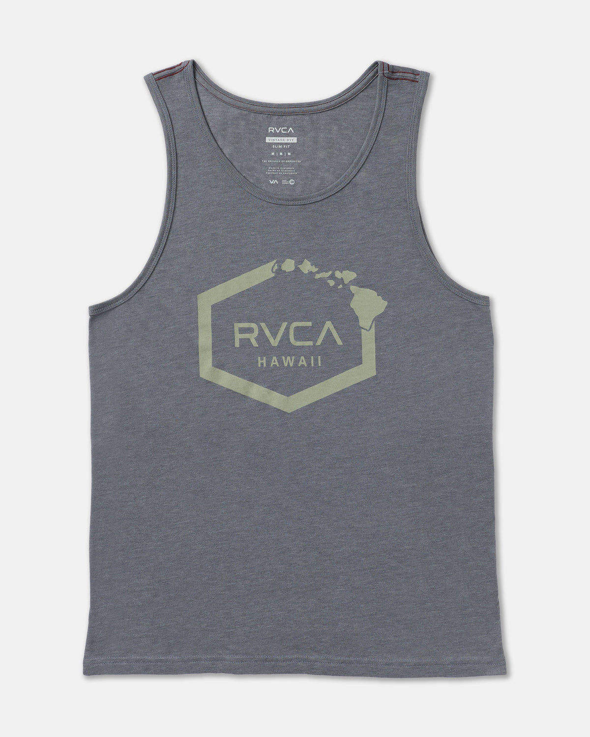 Island Hex Tank Top - Smoke