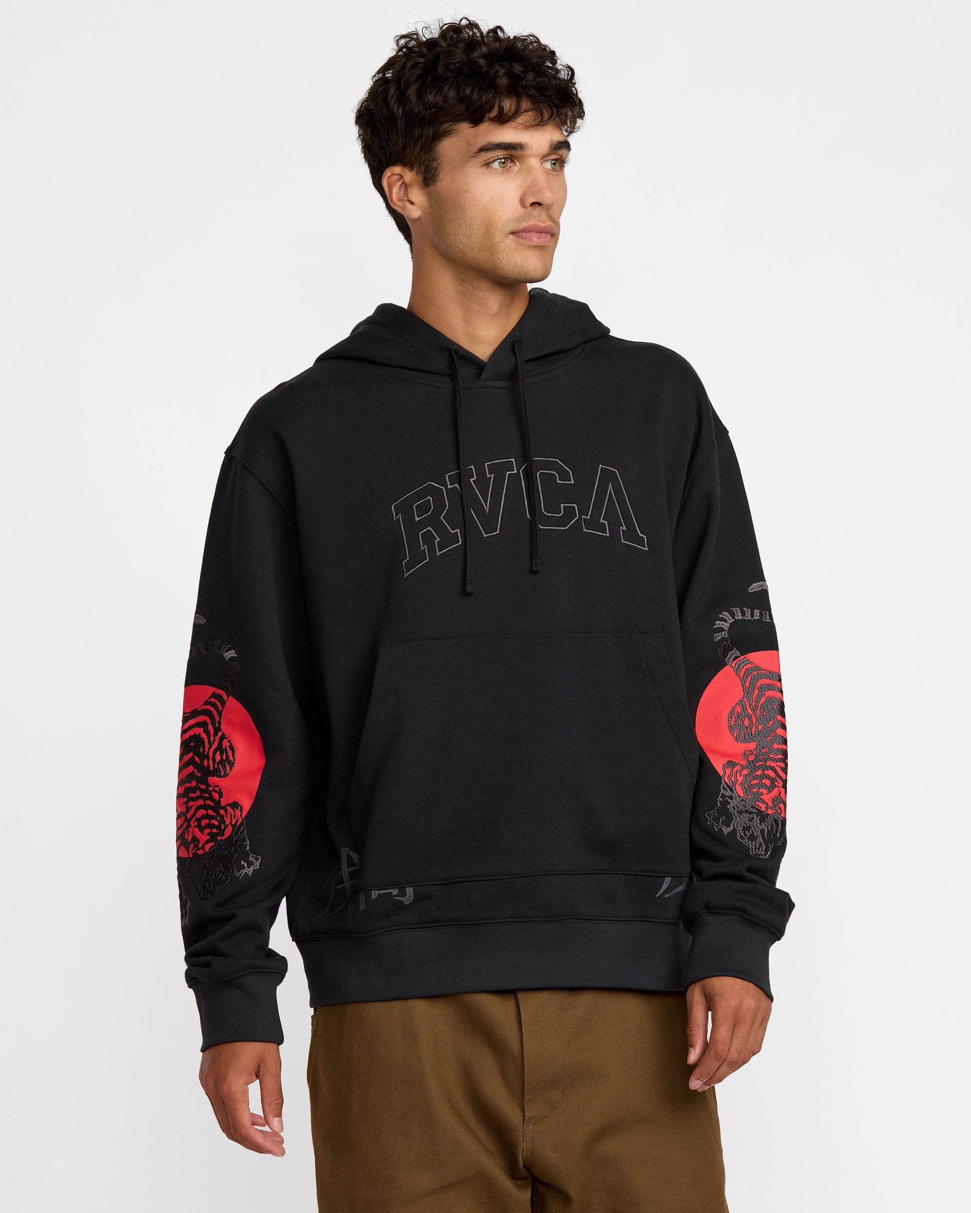 Tiger Sun Hood - RVCA Black