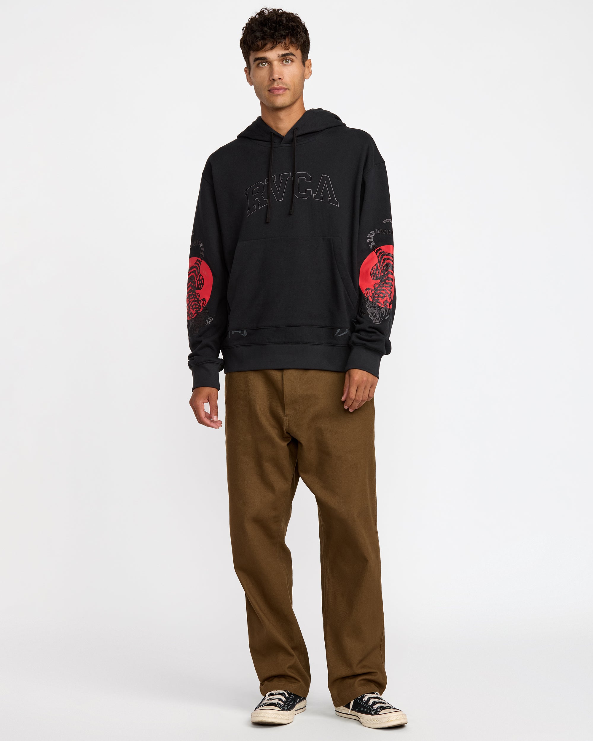 Tiger Sun Hood - RVCA Black