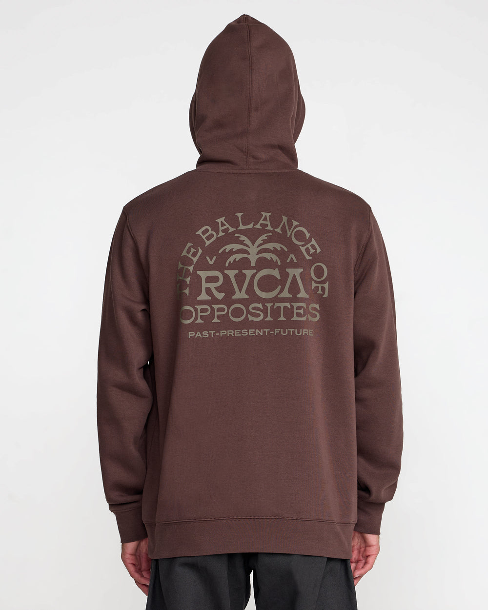 Palm Serif Hoodie - Mocha