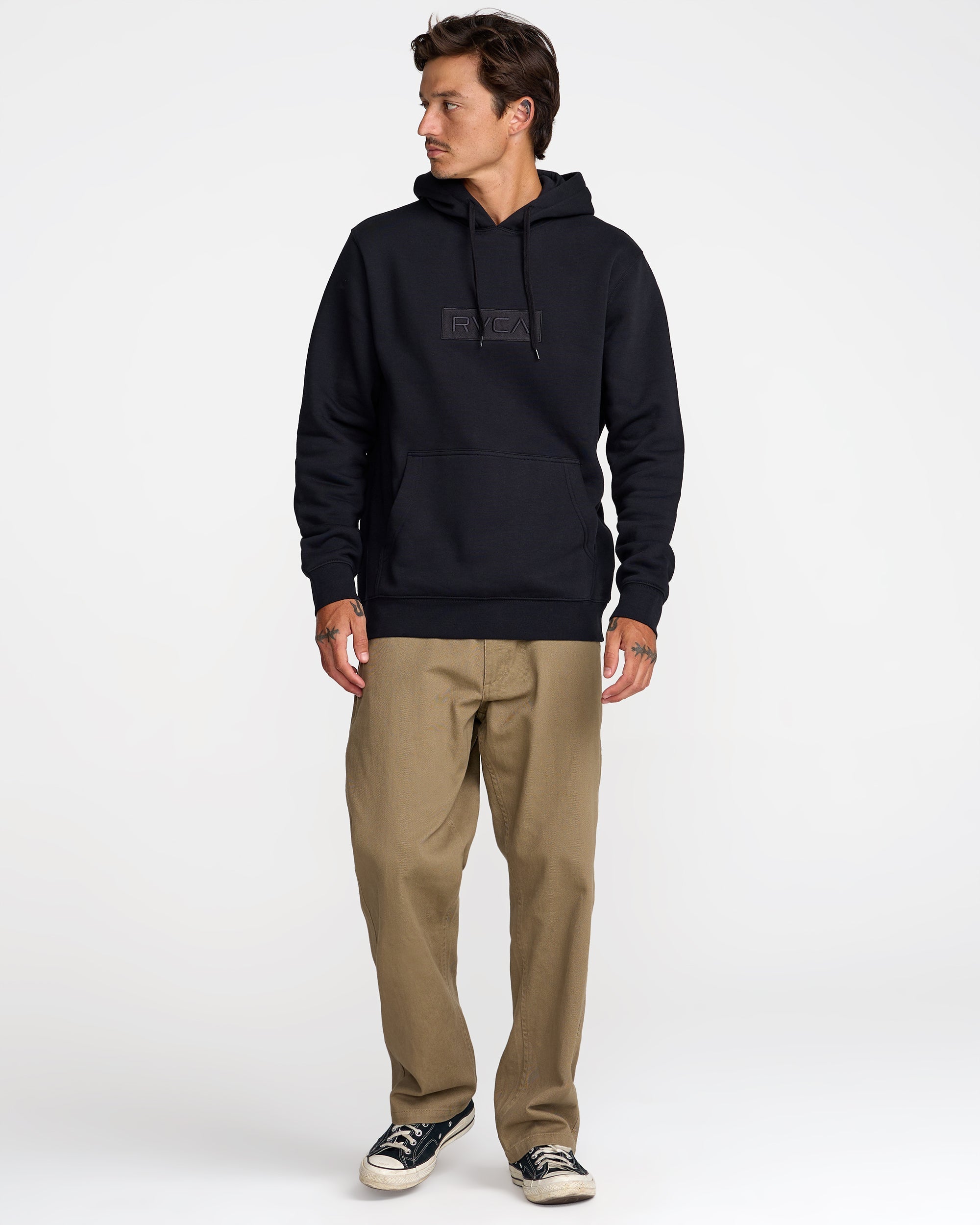 Box RVCA Hoodie - Black
