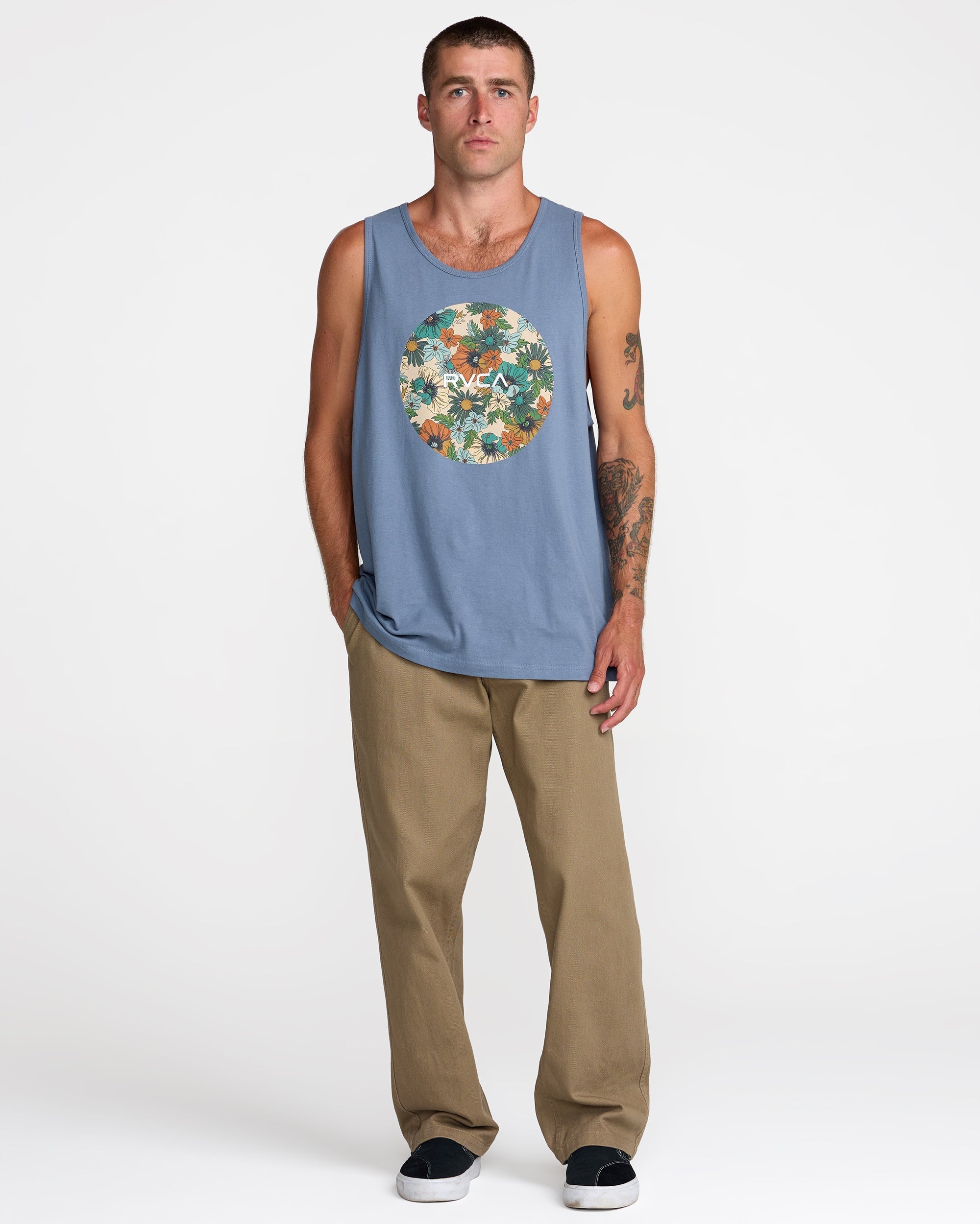 Motors Tank - Vintage Navy