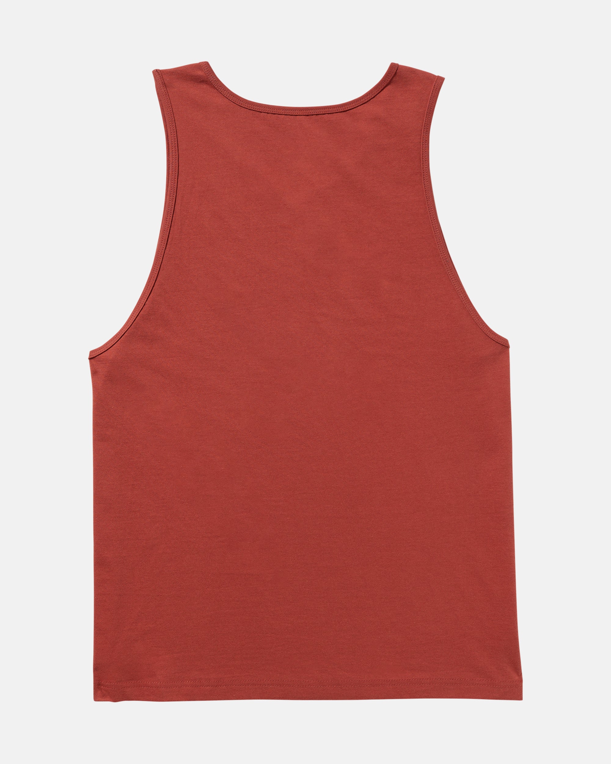 Frond Script Tank - Dusty Red