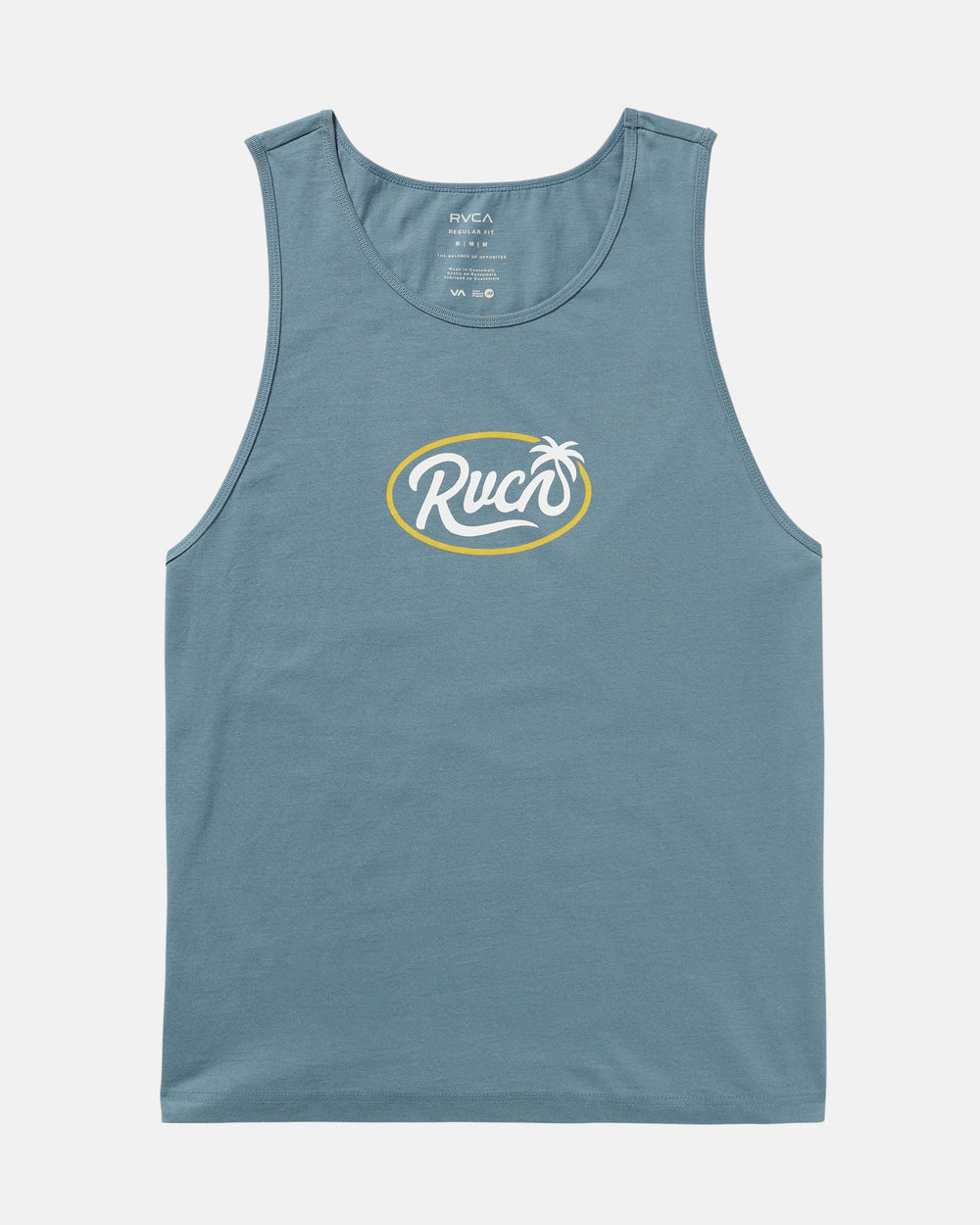 Frond Script Tank - Vintage Navy