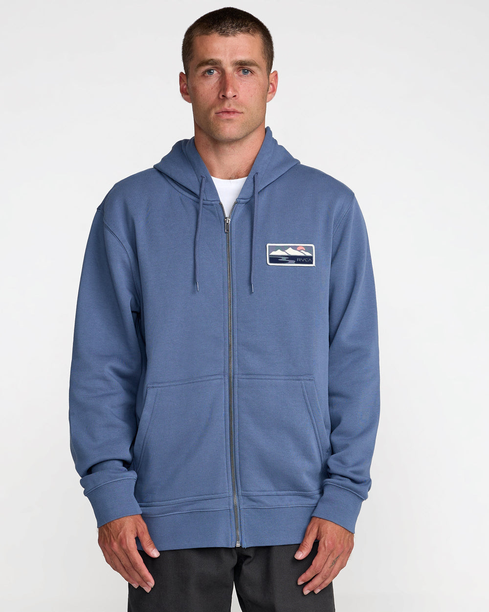 Peak Cove Zip Hood - Vintage Navy