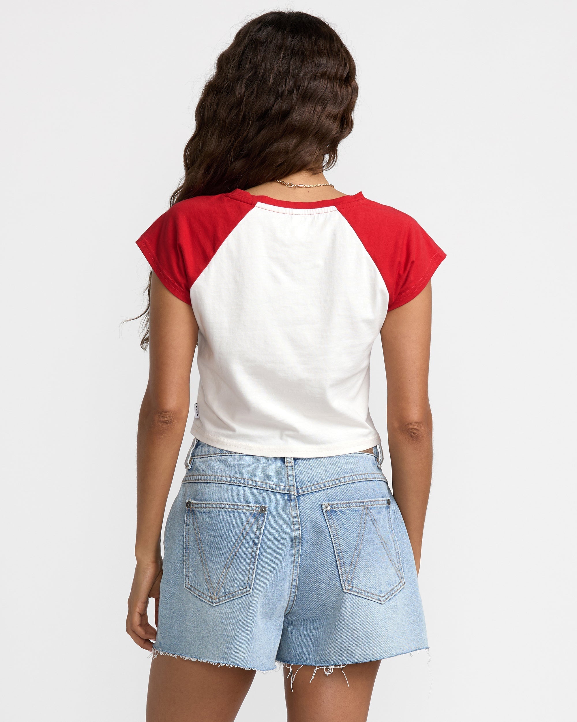 Baby Raglan Tee - Pepper Red