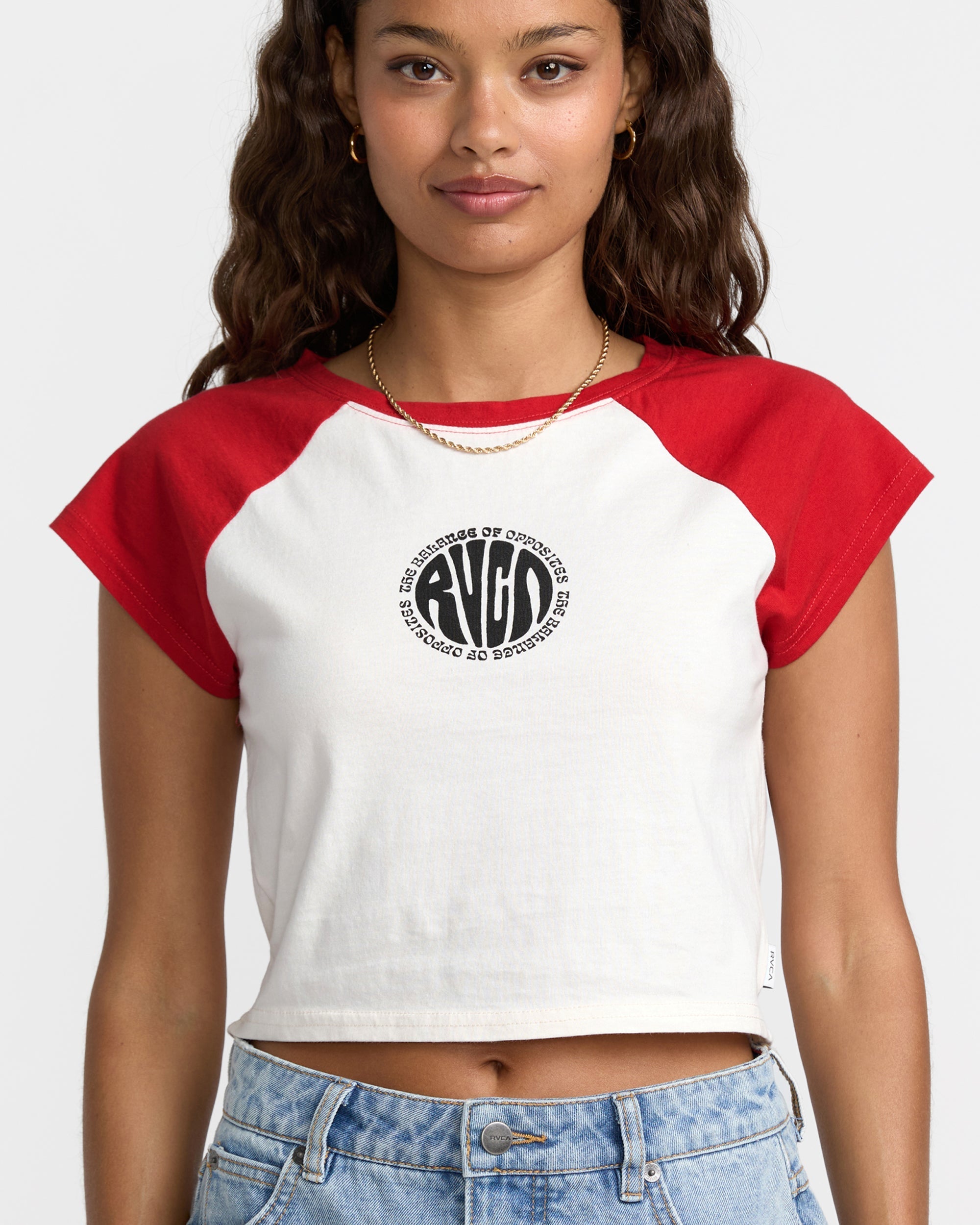 Baby Raglan Tee - Pepper Red
