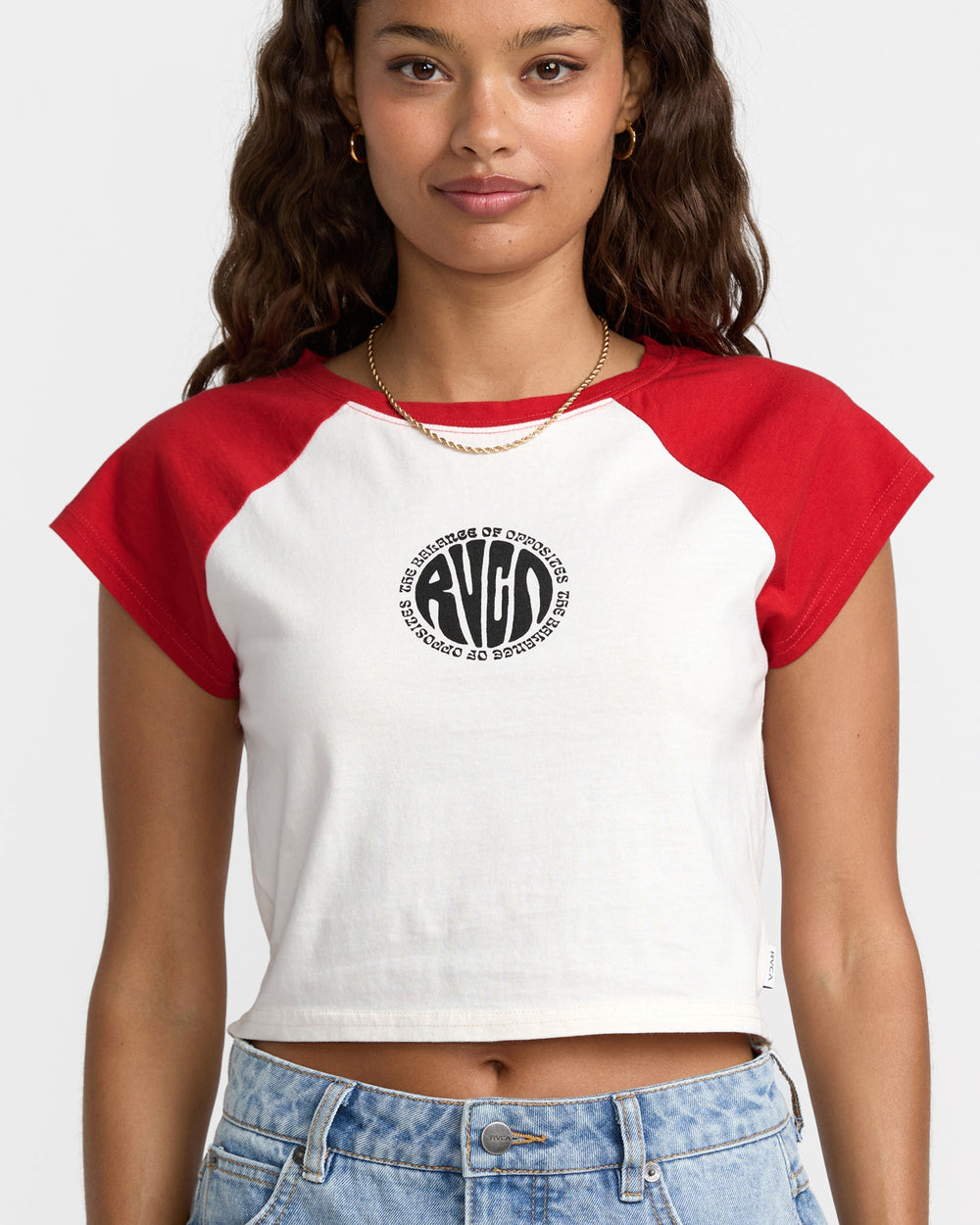 Baby Raglan Tee - Pepper Red
