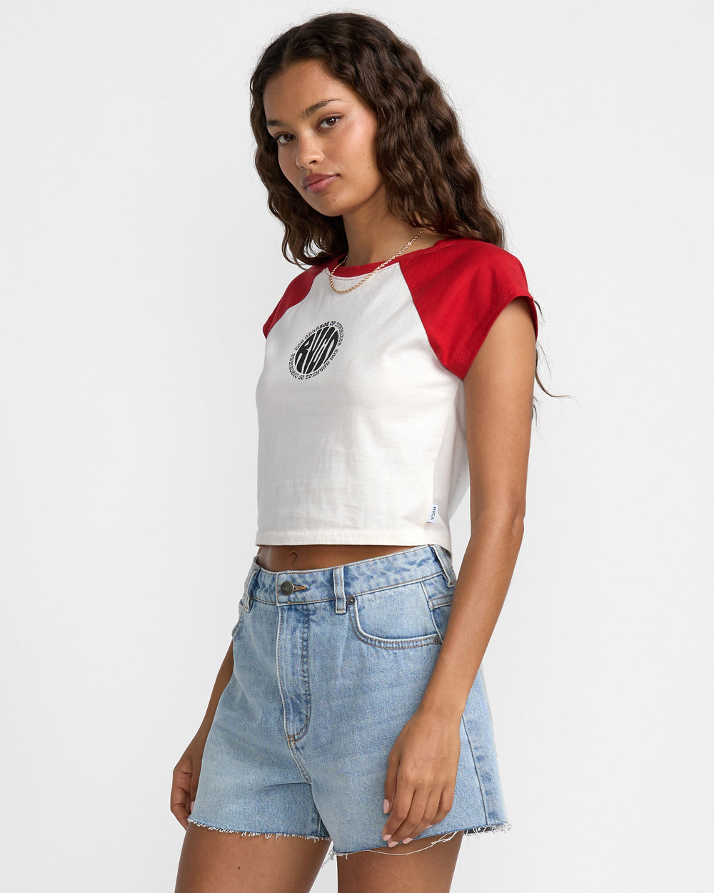 Baby Raglan Tee - Pepper Red