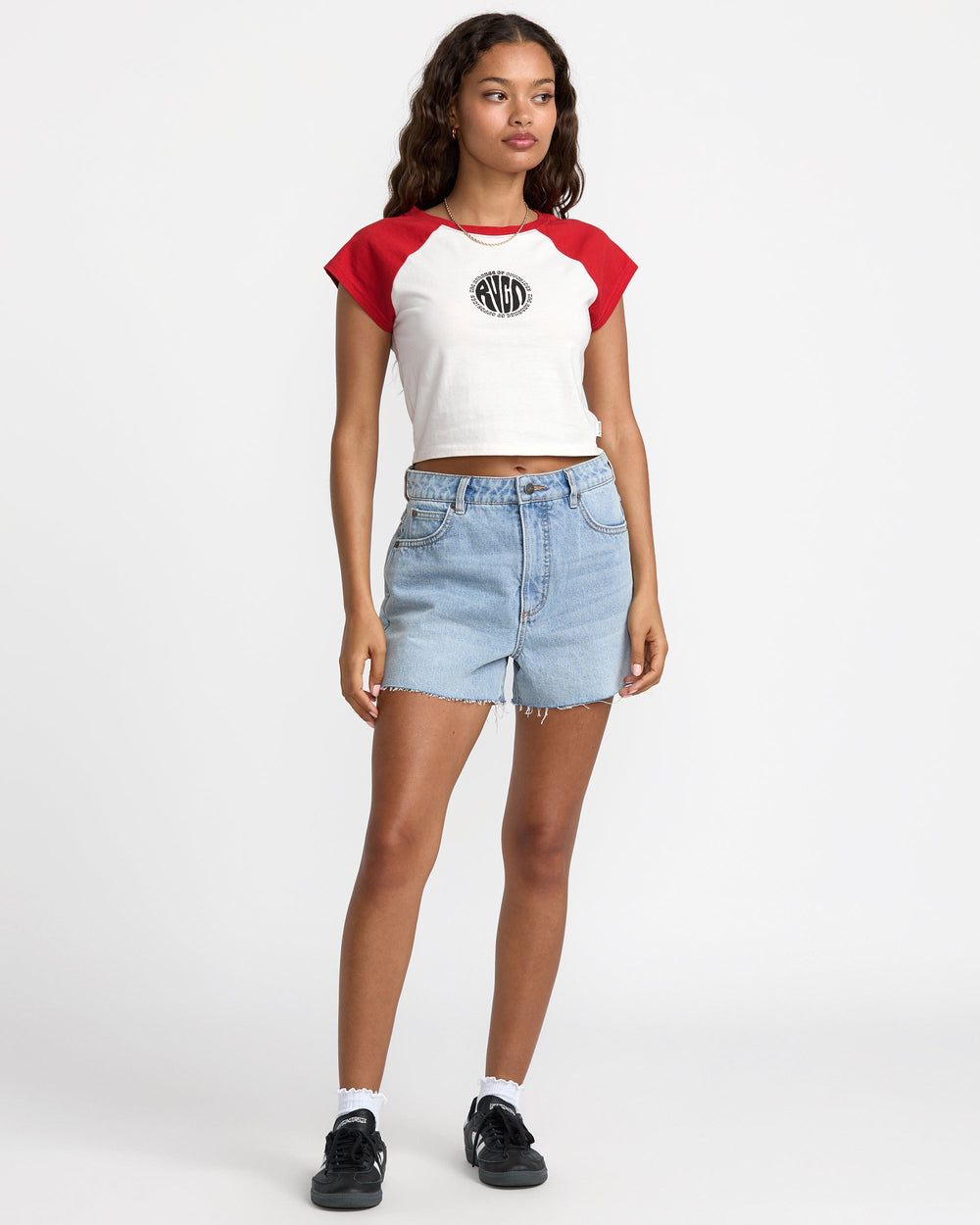 Baby Raglan Tee - Pepper Red