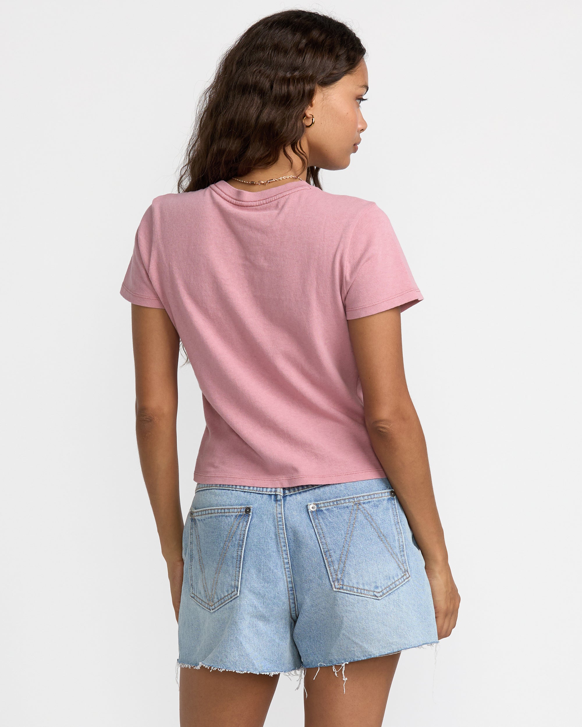 That Balance Baby Tee - Amethyst Smoke