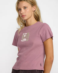 That Balance Baby Tee - Winter Orchid