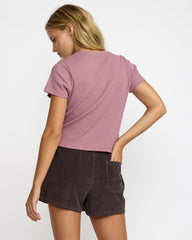 That Balance Baby Tee - Winter Orchid