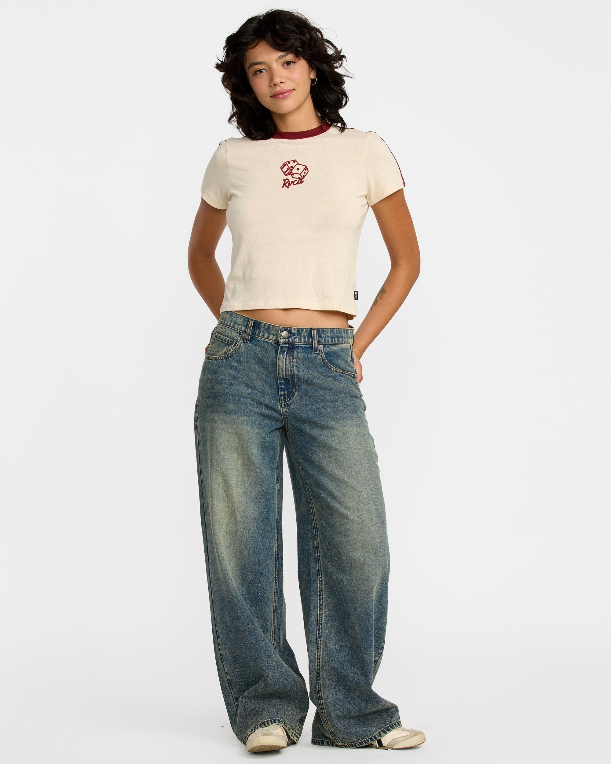 That Balance Baby Tee - Sand