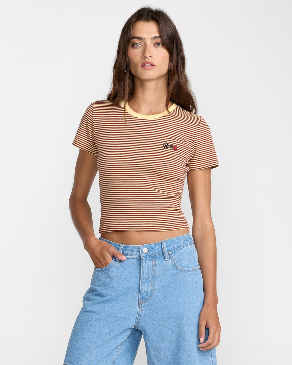 Puerto Baby Tee - Sunshine