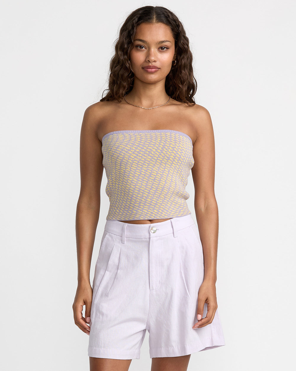 Cece Tube Top - Blue Plum