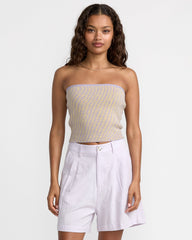 Cece Tube Top - Blue Plum