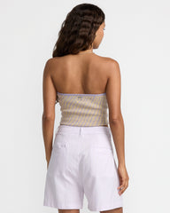 Cece Tube Top - Blue Plum