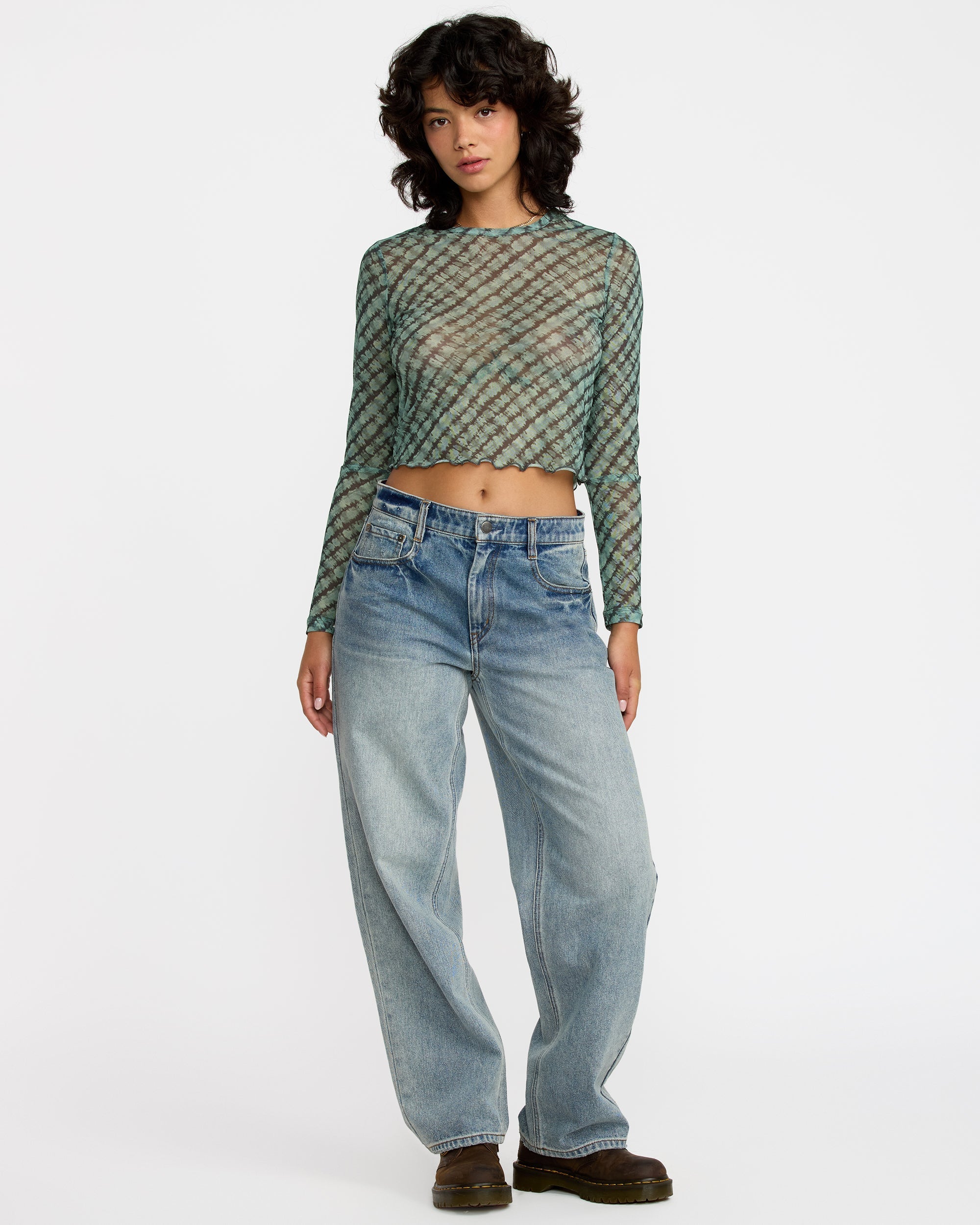 River Long Sleeve Shirt - Sea Green