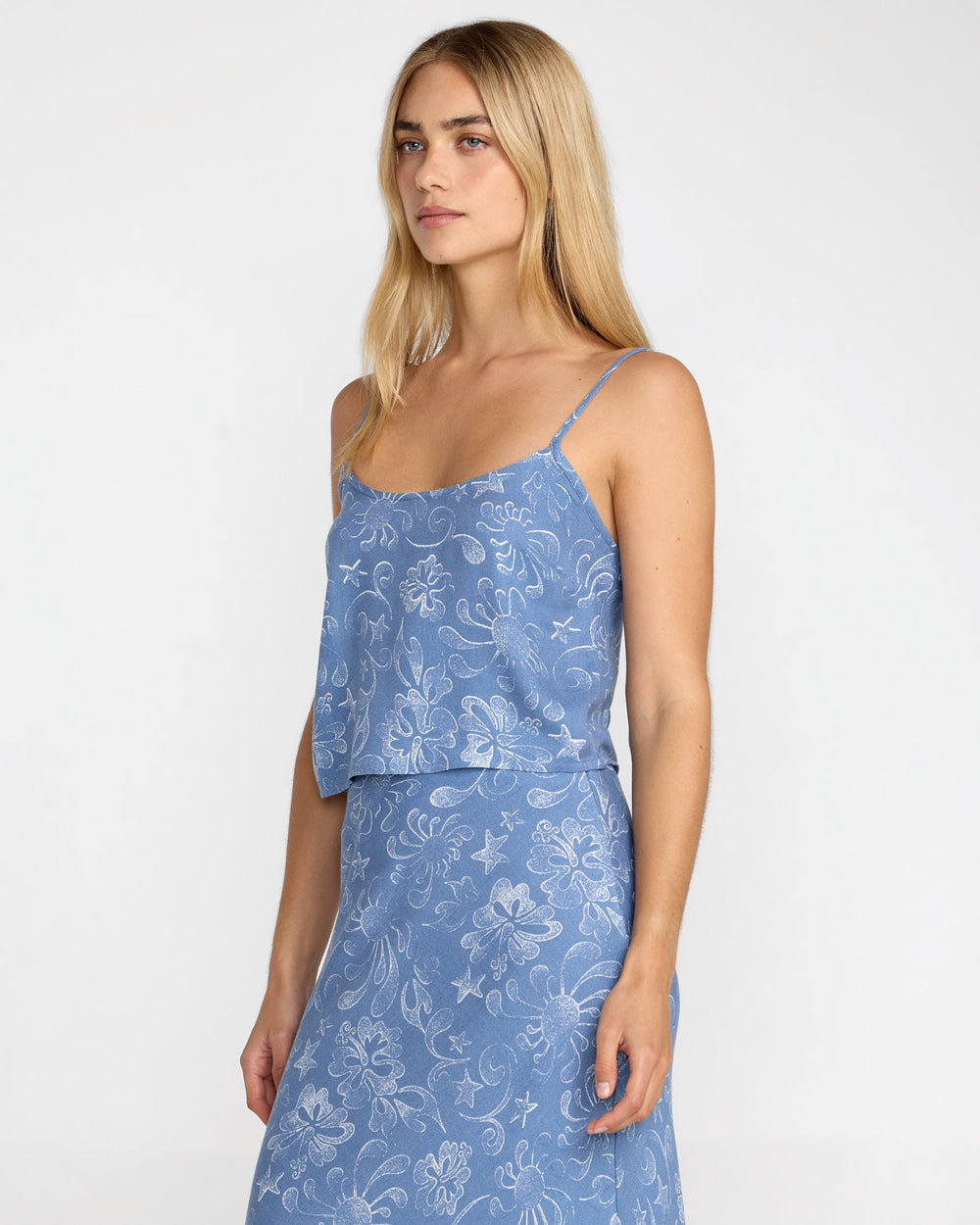 Lauryn Alvarez Subaloha Top - Light Blue