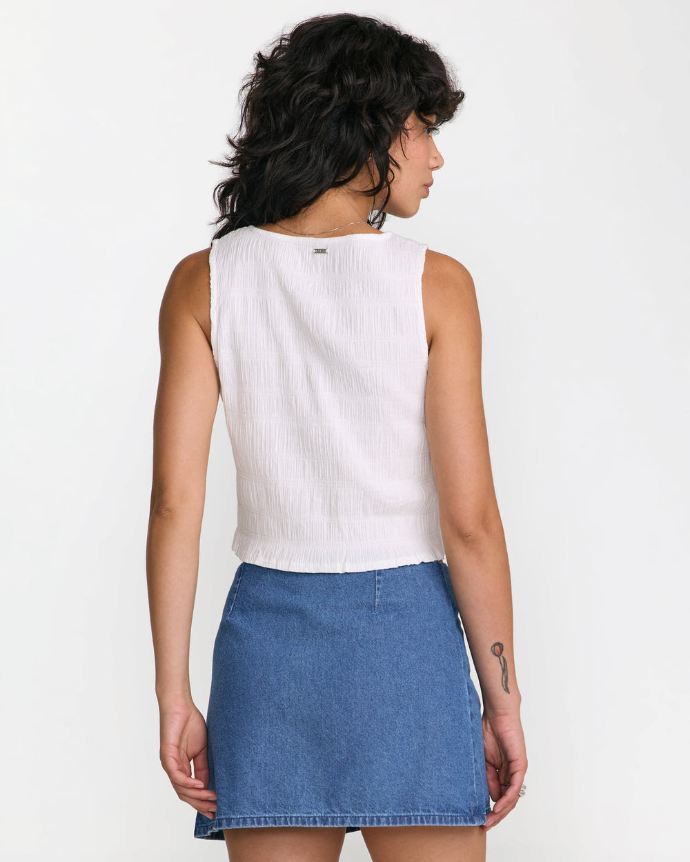 Scrunch Top - Cloud