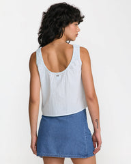 Raya Top - Crystal Blue