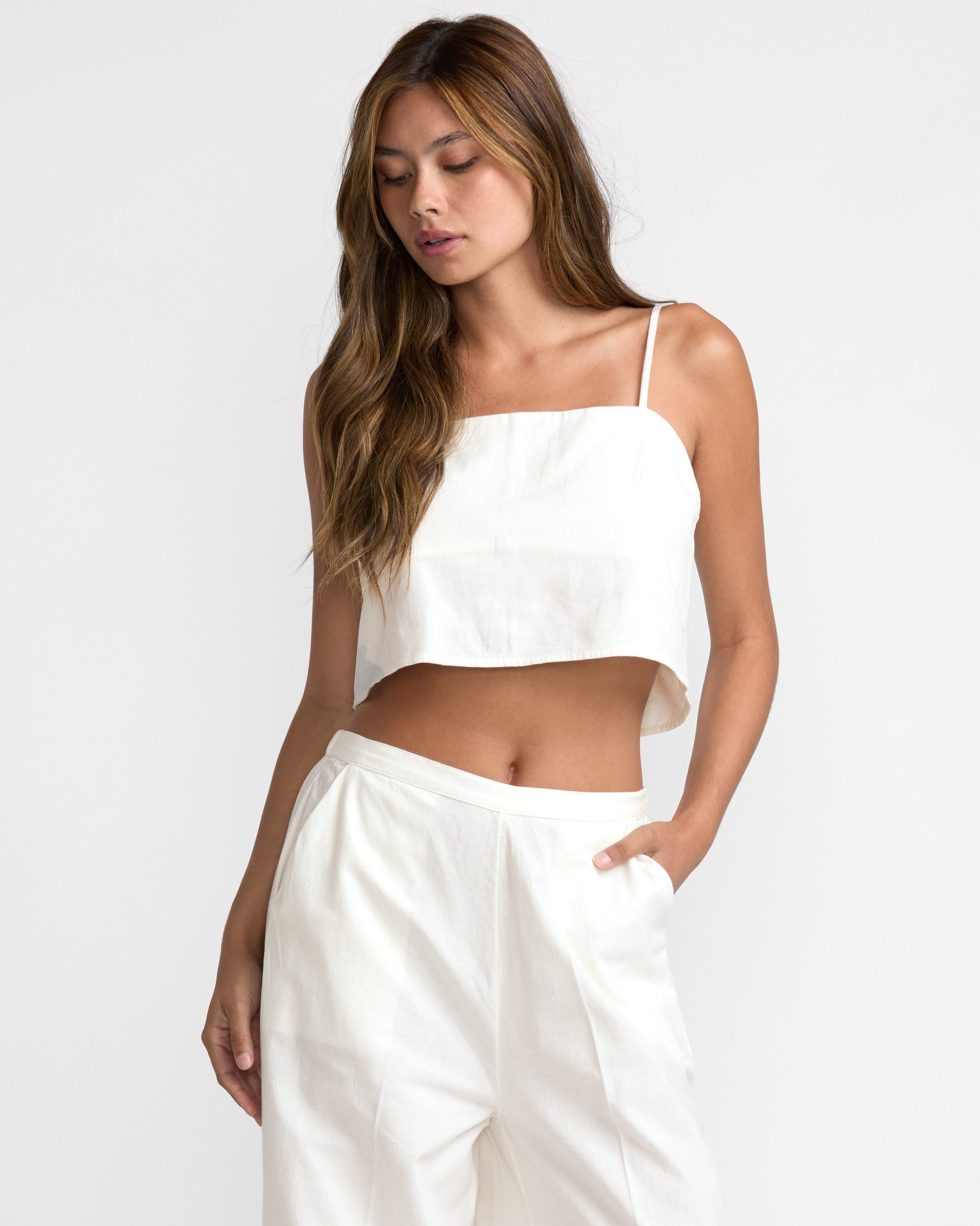 Lucy Tank - Vintage White