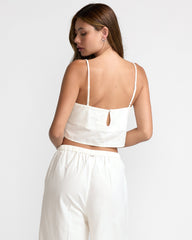 Lucy Tank - Vintage White