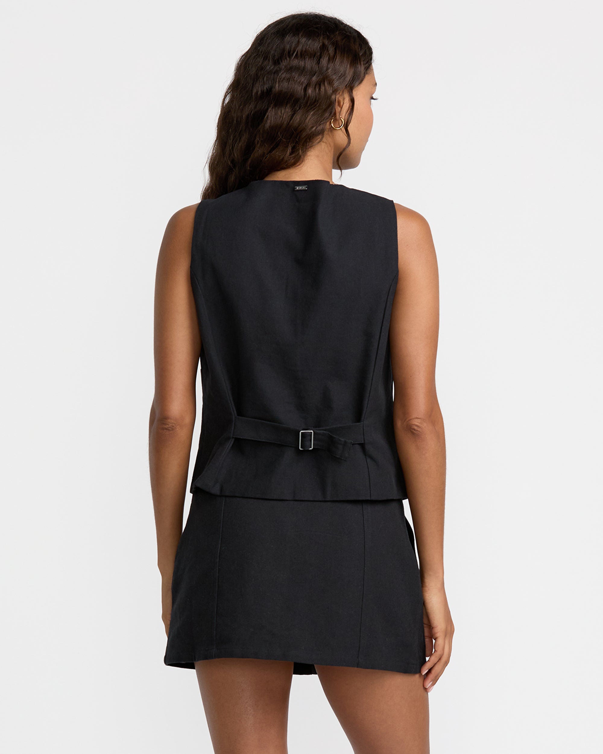 Logan Vest - Rvca Black