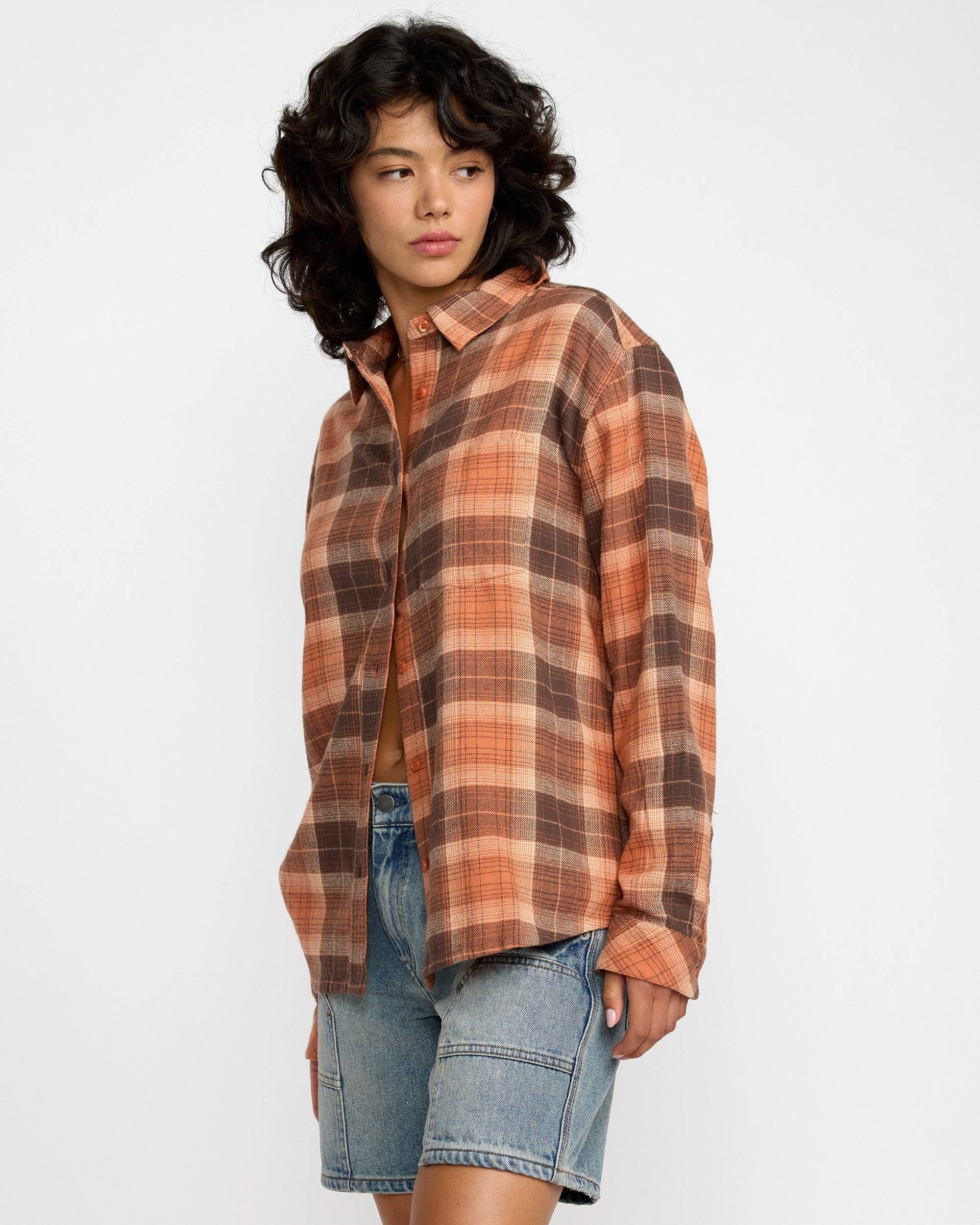 Mabel Flannel - Pumpkin