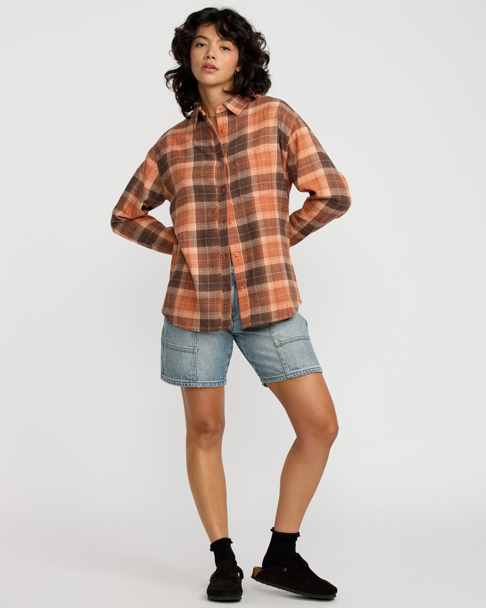 Mabel Flannel - Pumpkin