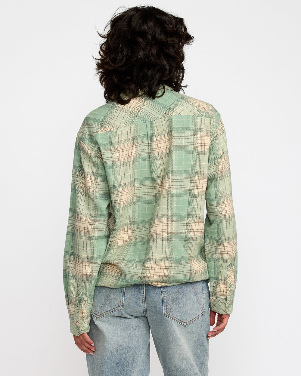 Mabel Flannel - Sea Green