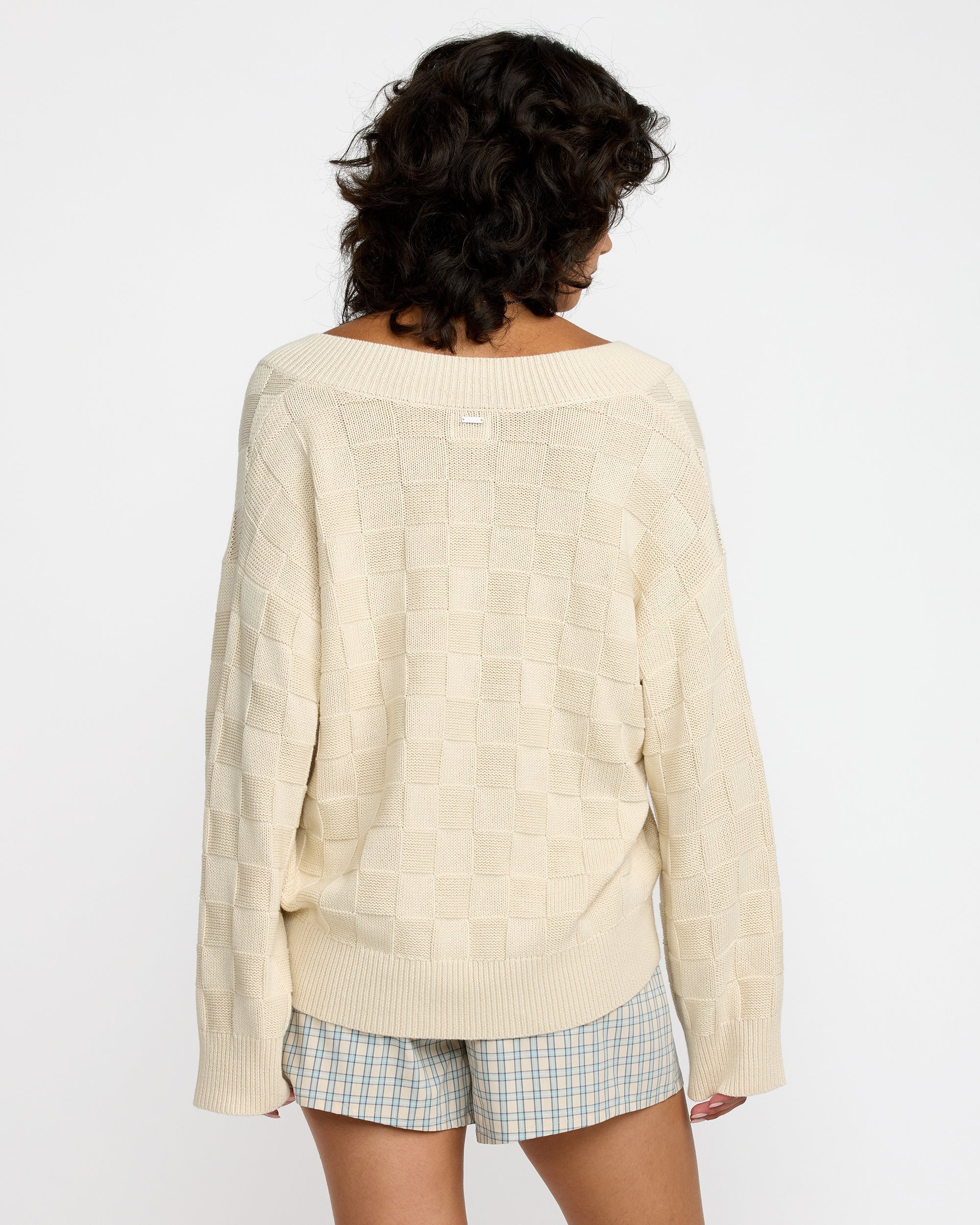 Harmony V-Neck Sweater - Sand