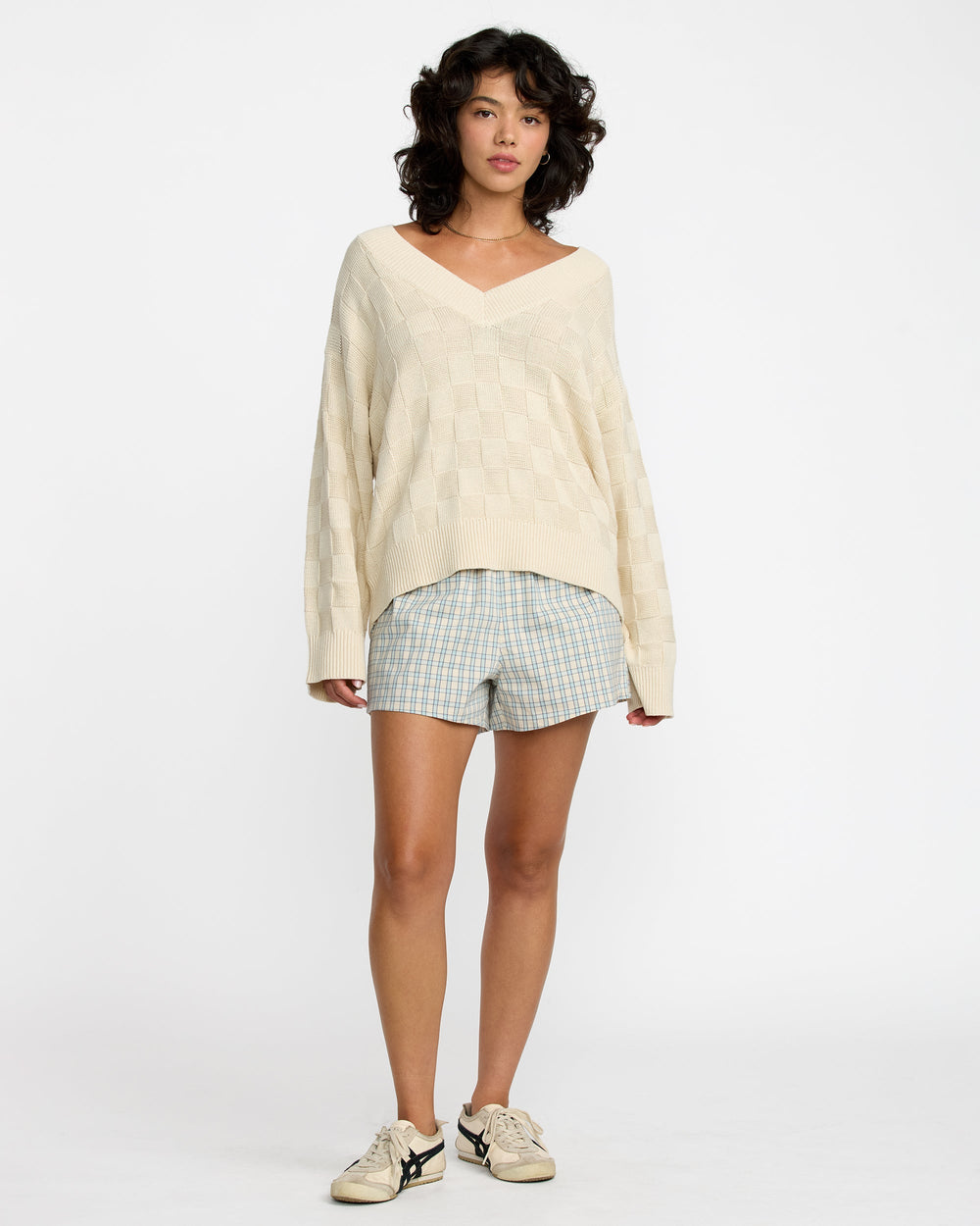 Harmony V-Neck Sweater - Sand