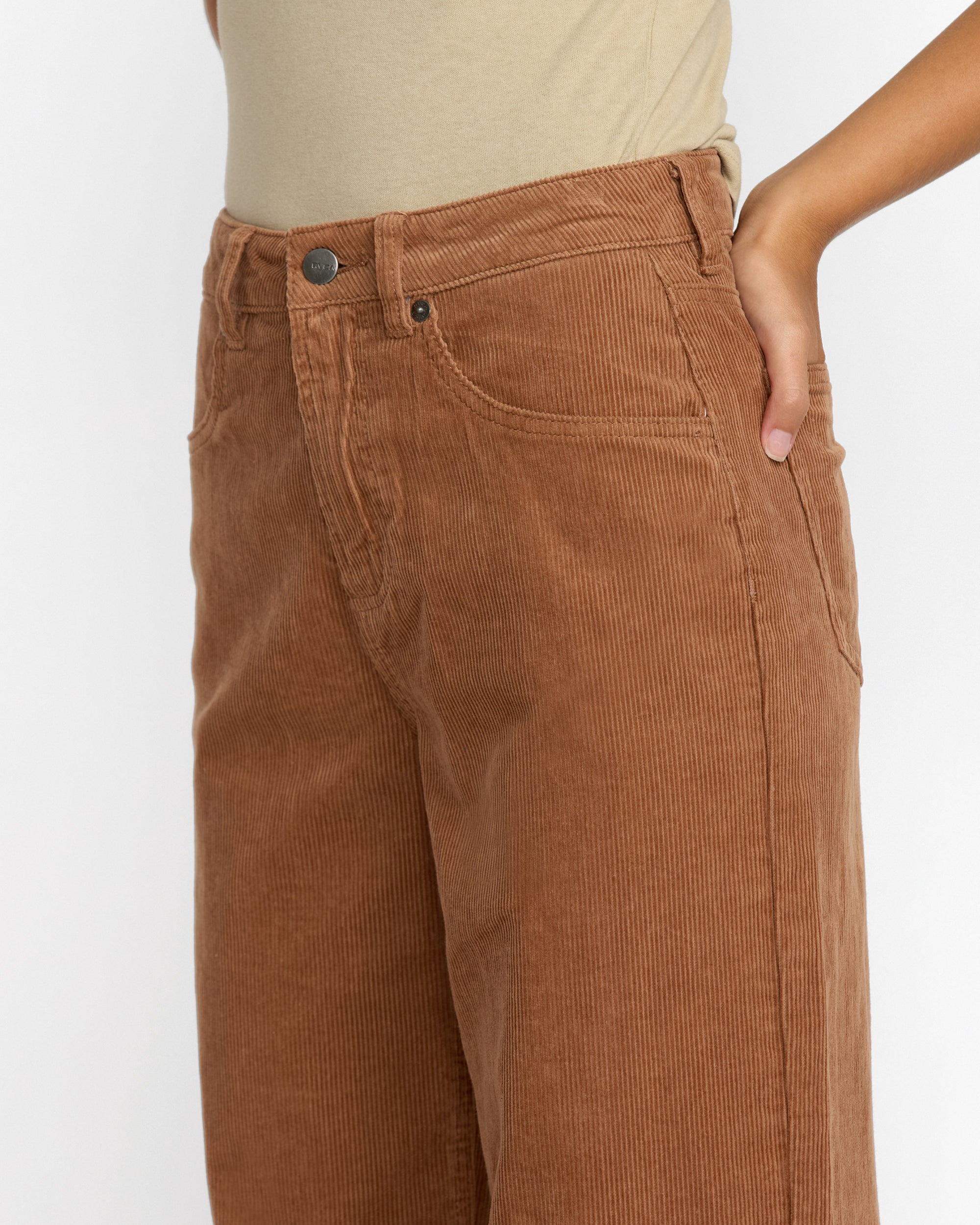 Coco Cord Pant - Putty