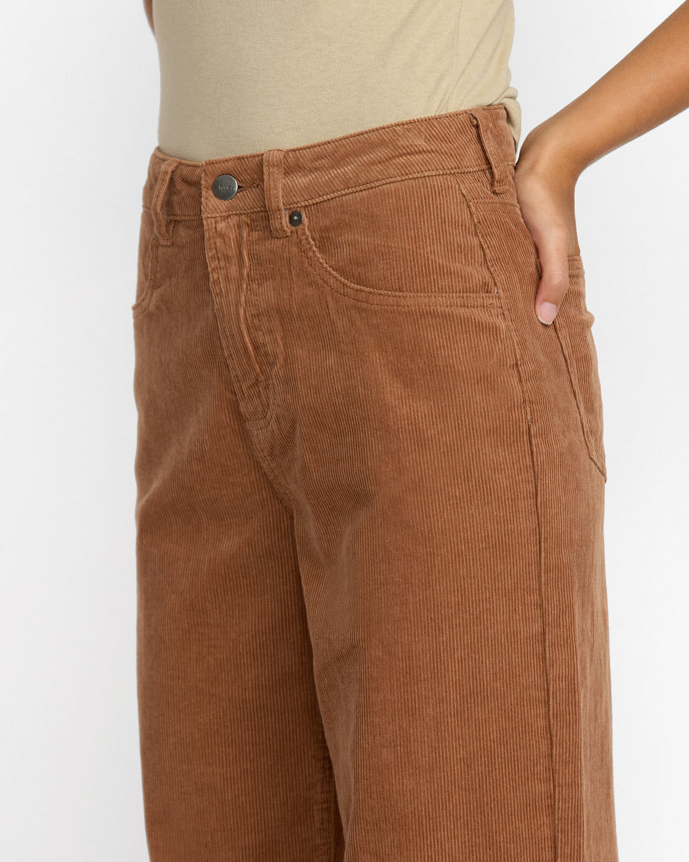 Coco Cord Pant - Putty