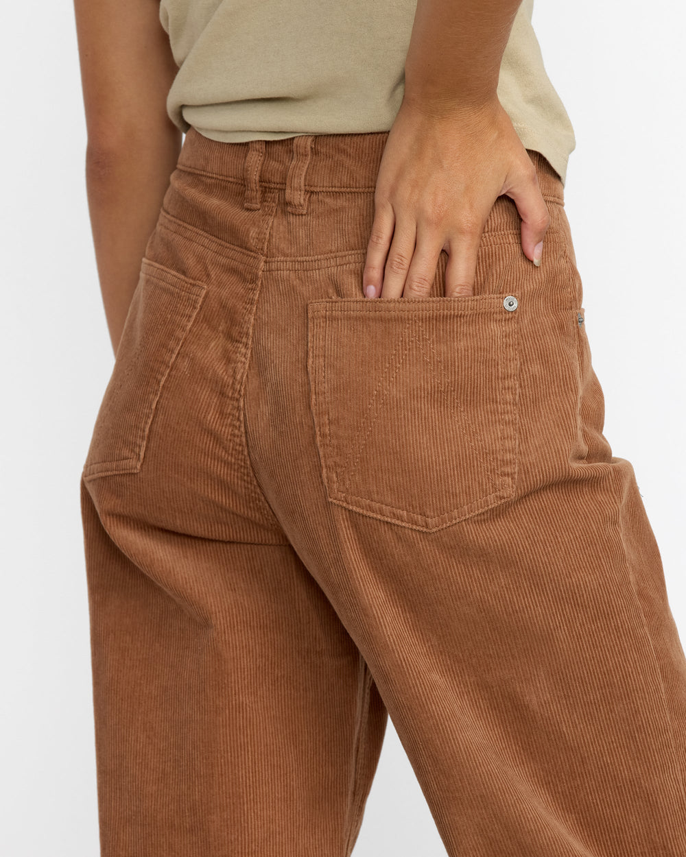 Coco Cord Pant - Putty