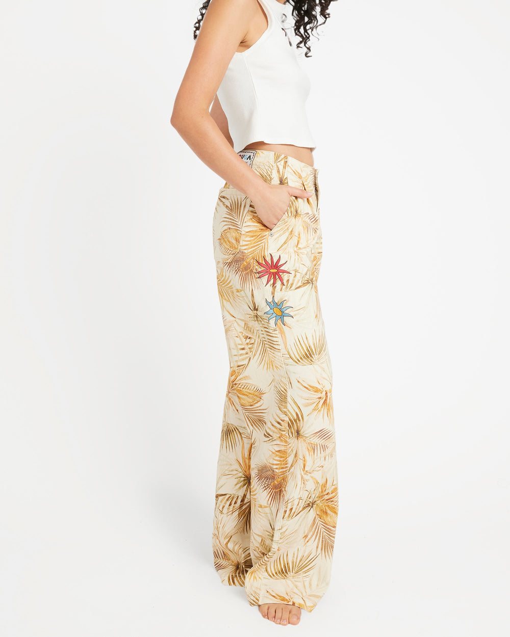 Mel G Tailored Pant - Khaki