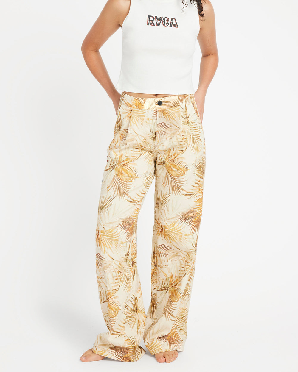 Mel G Tailored Pant - Khaki