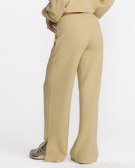 Glory Waffle Split Pant - Vintage Khaki