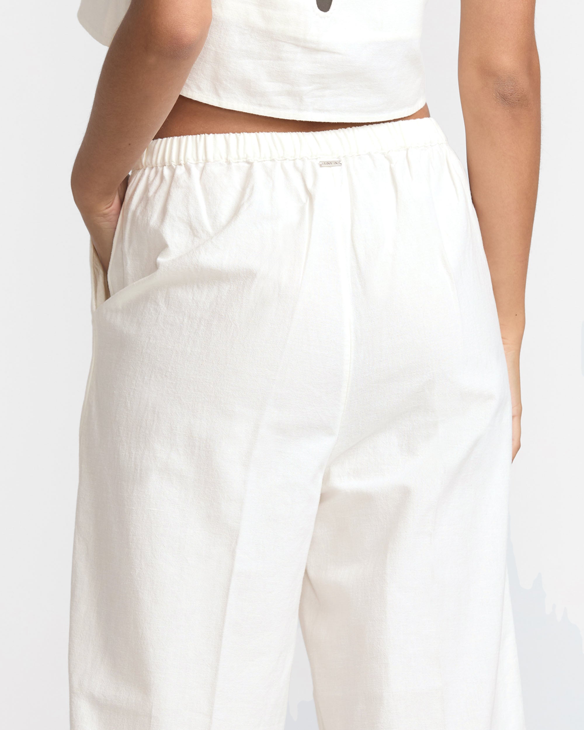 Lucy Pant - Vintage White