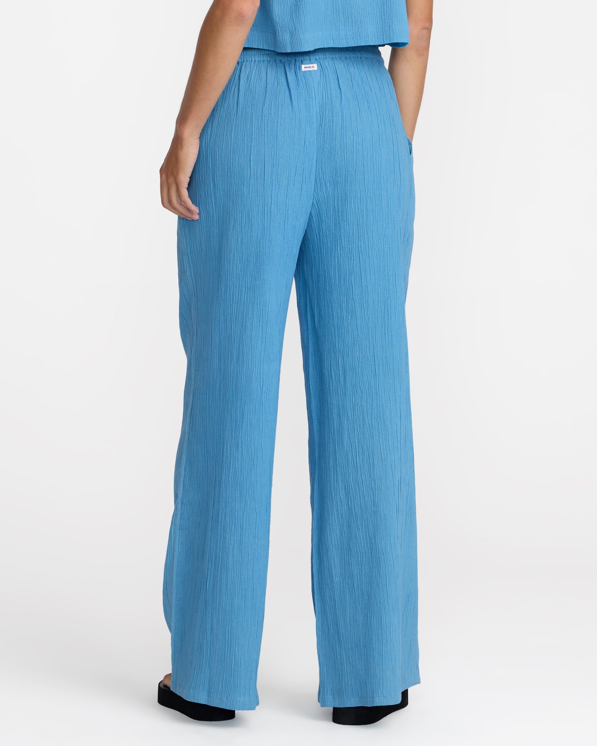 New Yume Wide Leg Pants - Chalk Blue
