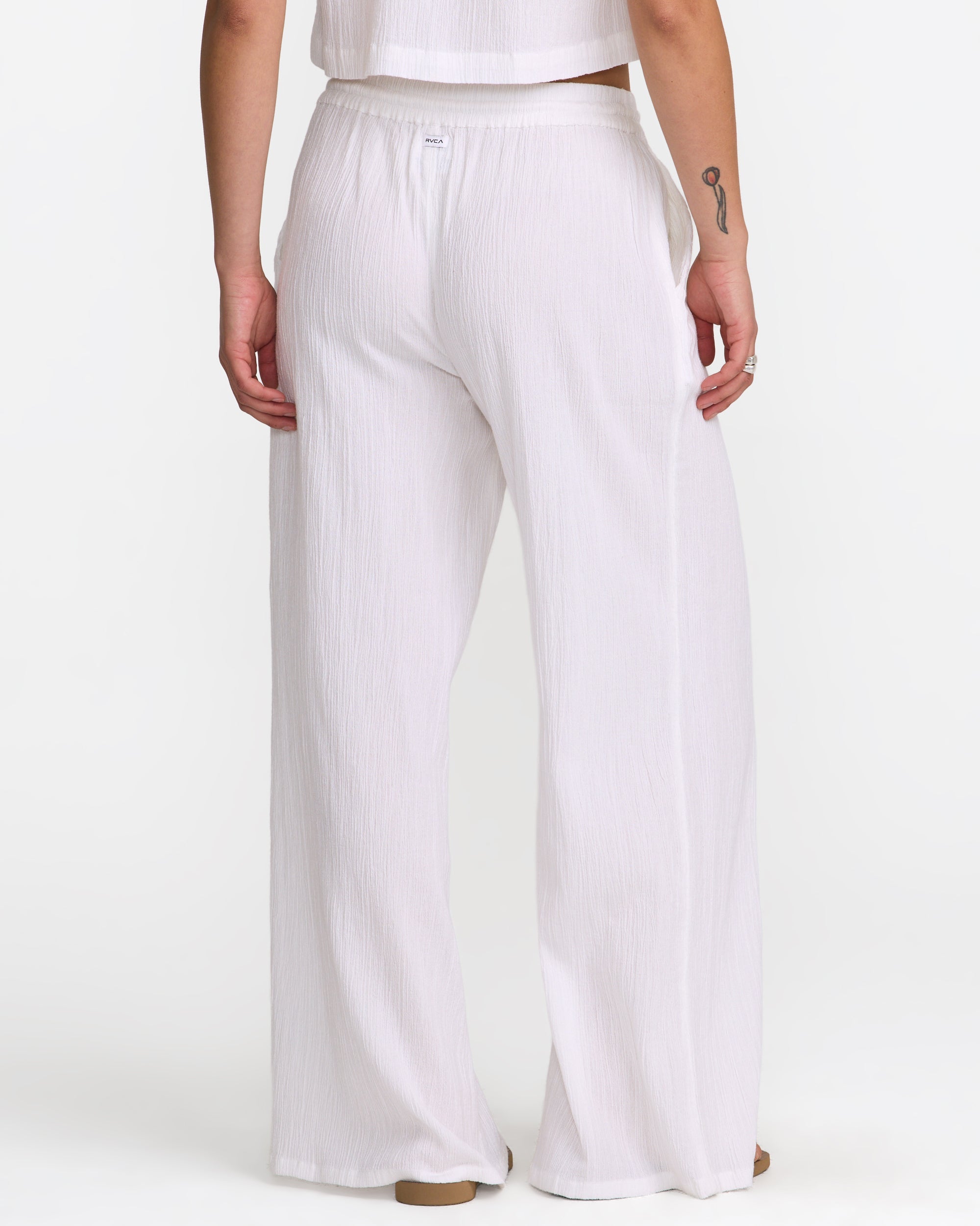 New Yume Wide Leg Pants - Whisper White