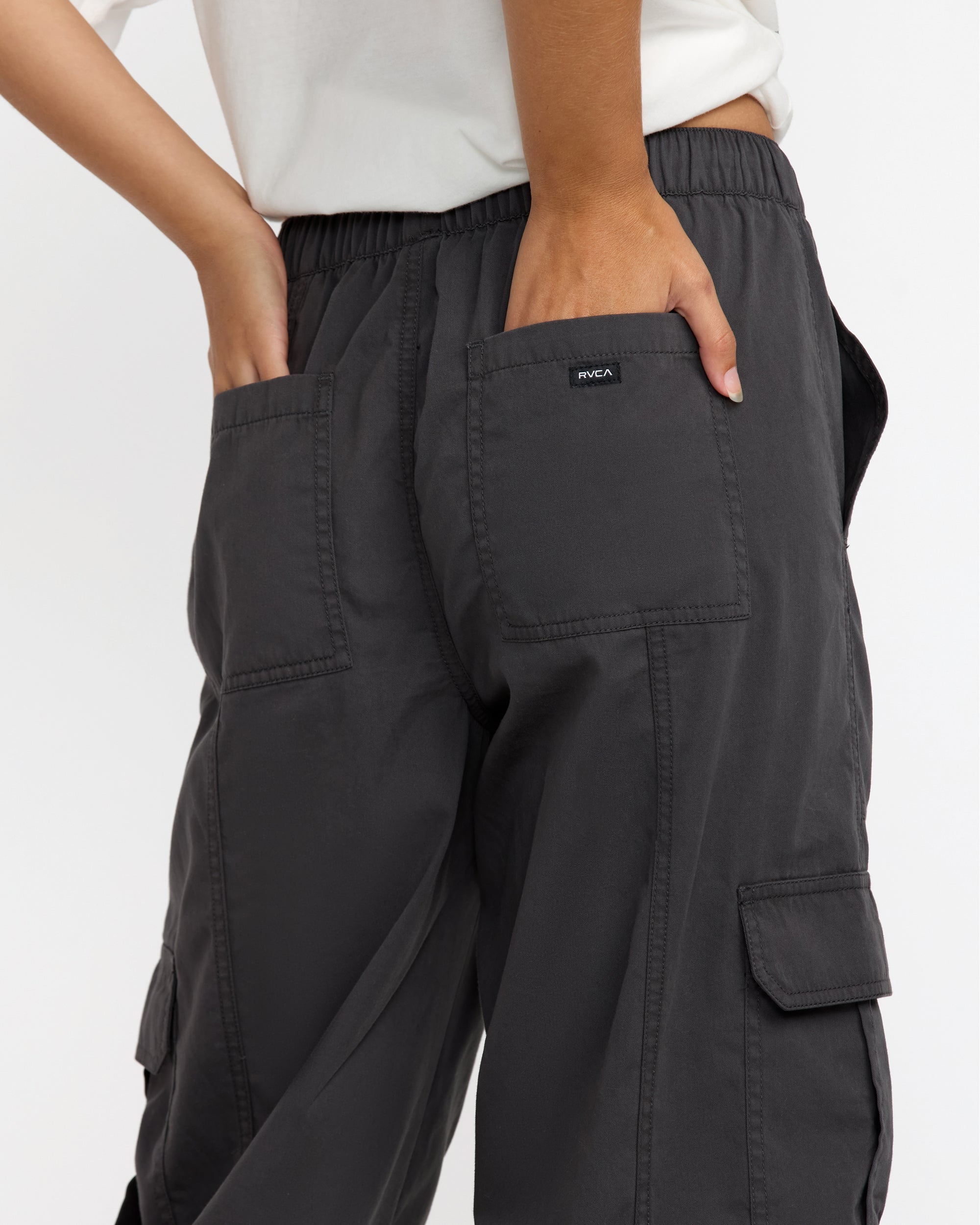 Stowaway Cargo Pant - Washed Black