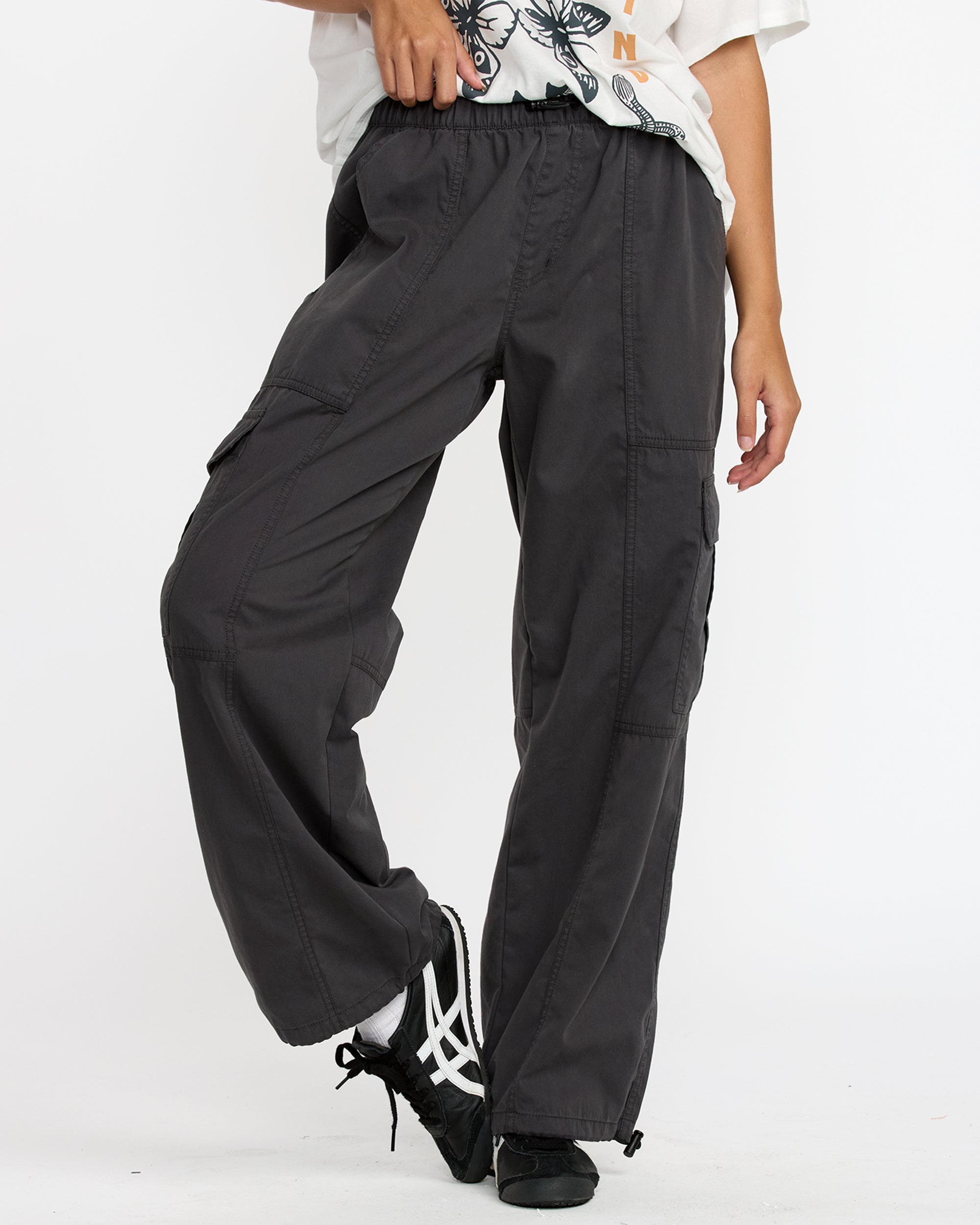 Stowaway Cargo Pant - Washed Black
