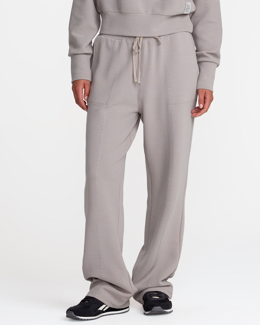 Sofie Waffle Pant - Sky Grey