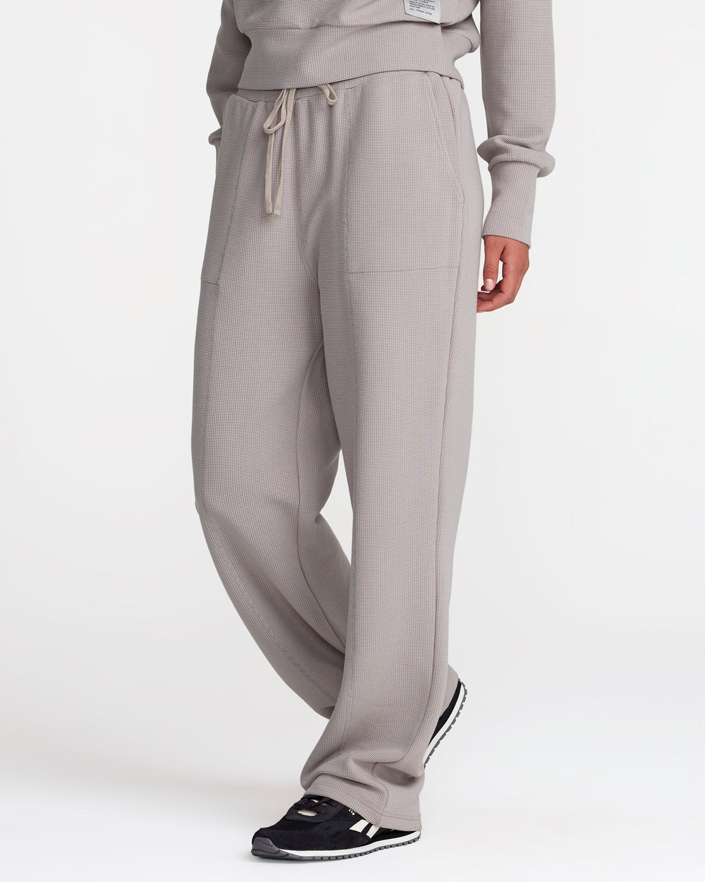 Sofie Waffle Pant - Sky Grey