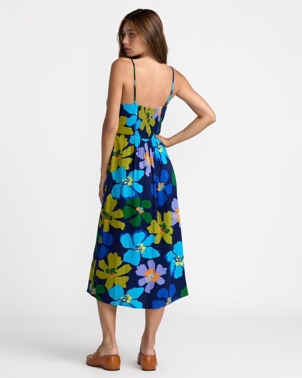 Anya Midi Dress - Blue Hawaii