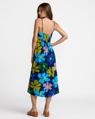 Anya Midi Dress - Blue Hawaii