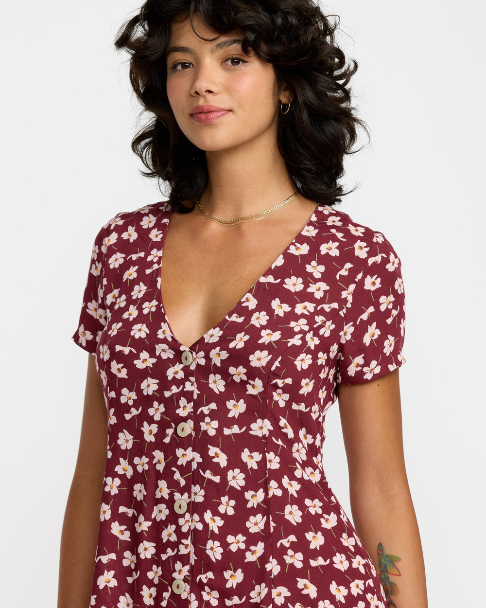 Understated Dress - Cranberry